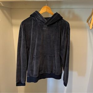 Tna Velour Hoodie Blue M